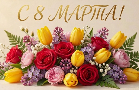 Поздравление Министра с Международным женским днем! Поздравление Министра с Международным женским днем!